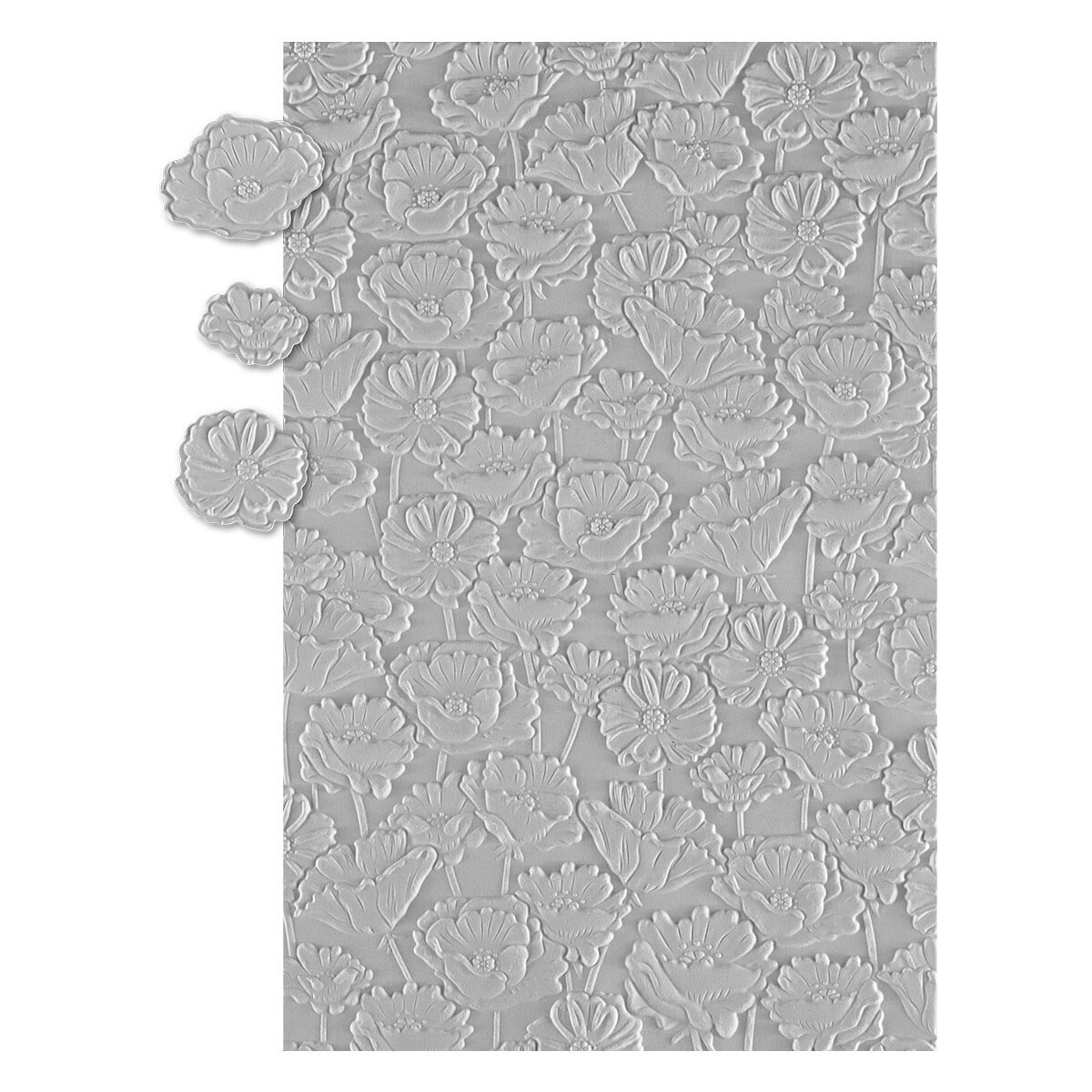 Spellbinders 3D Embossing & Cut Folder-Field of Poppies, Wonder Of Oz