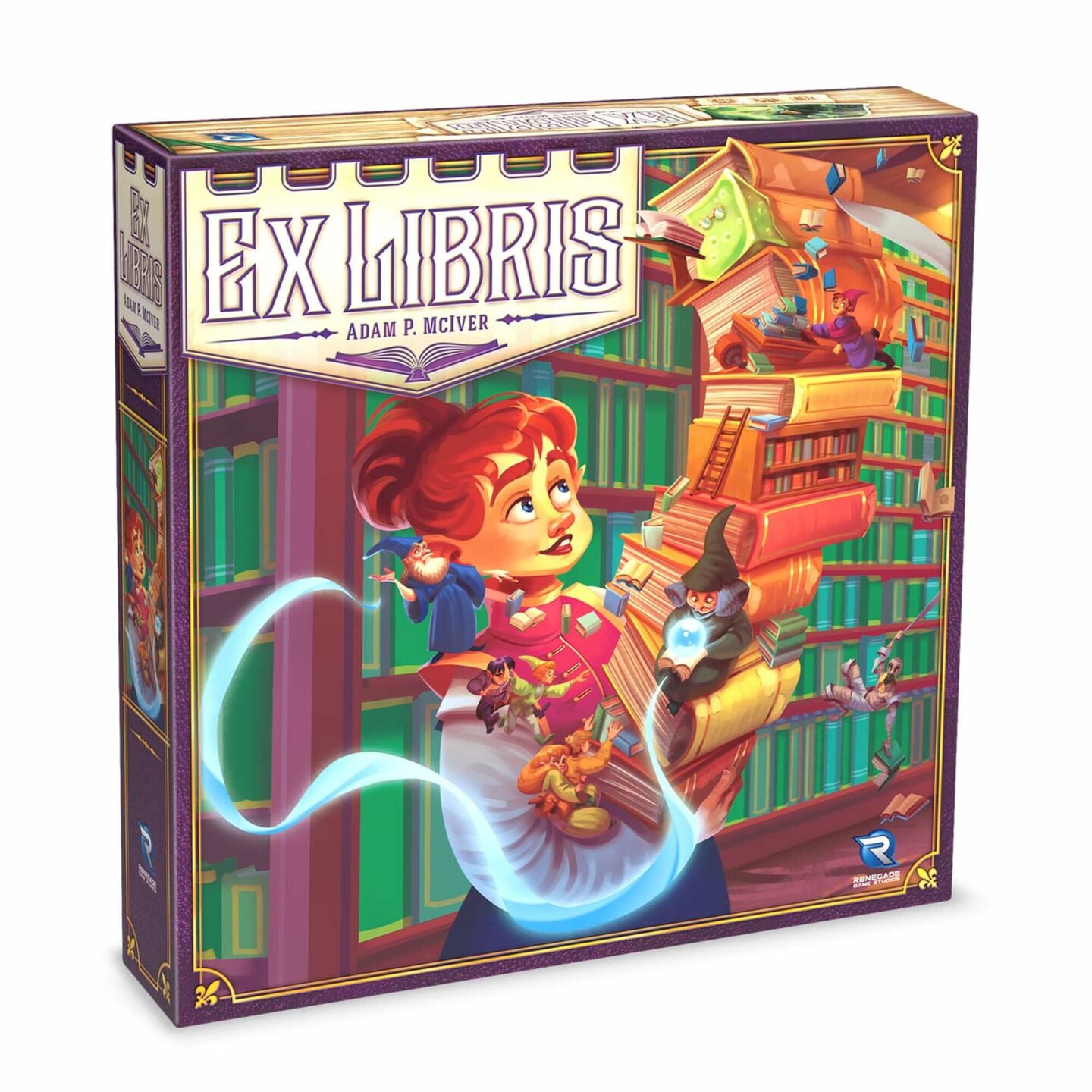 Renegade Games Studios: Ex Libris Second Edition - Family Strategy Board Game, Ages 14+, 1-4 Players