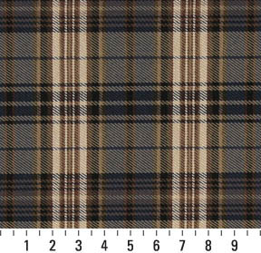 Cambridge - Blue Plaid Upholstery Fabric 54 Inches&#x22;