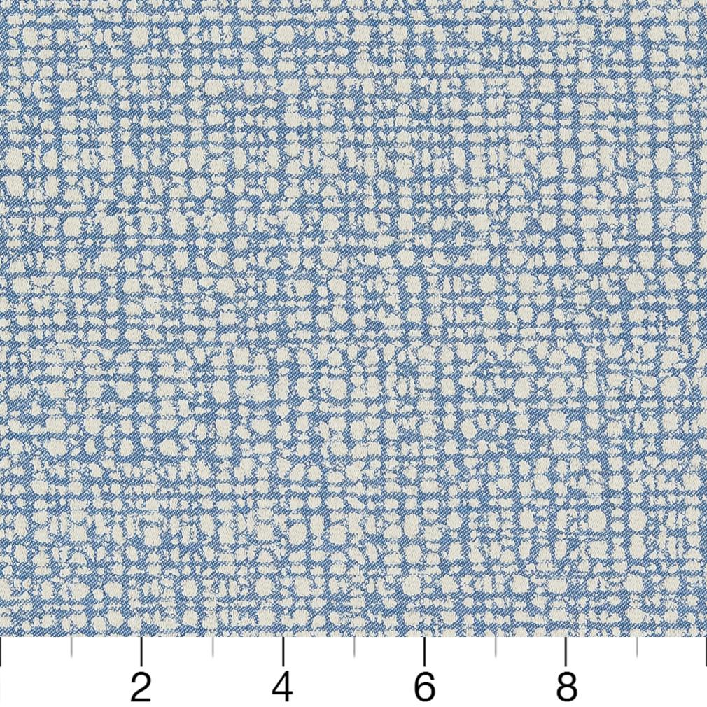 Crosshatch/Sapphire - Blue Small Scale Upholstery Fabric 54 Inches"