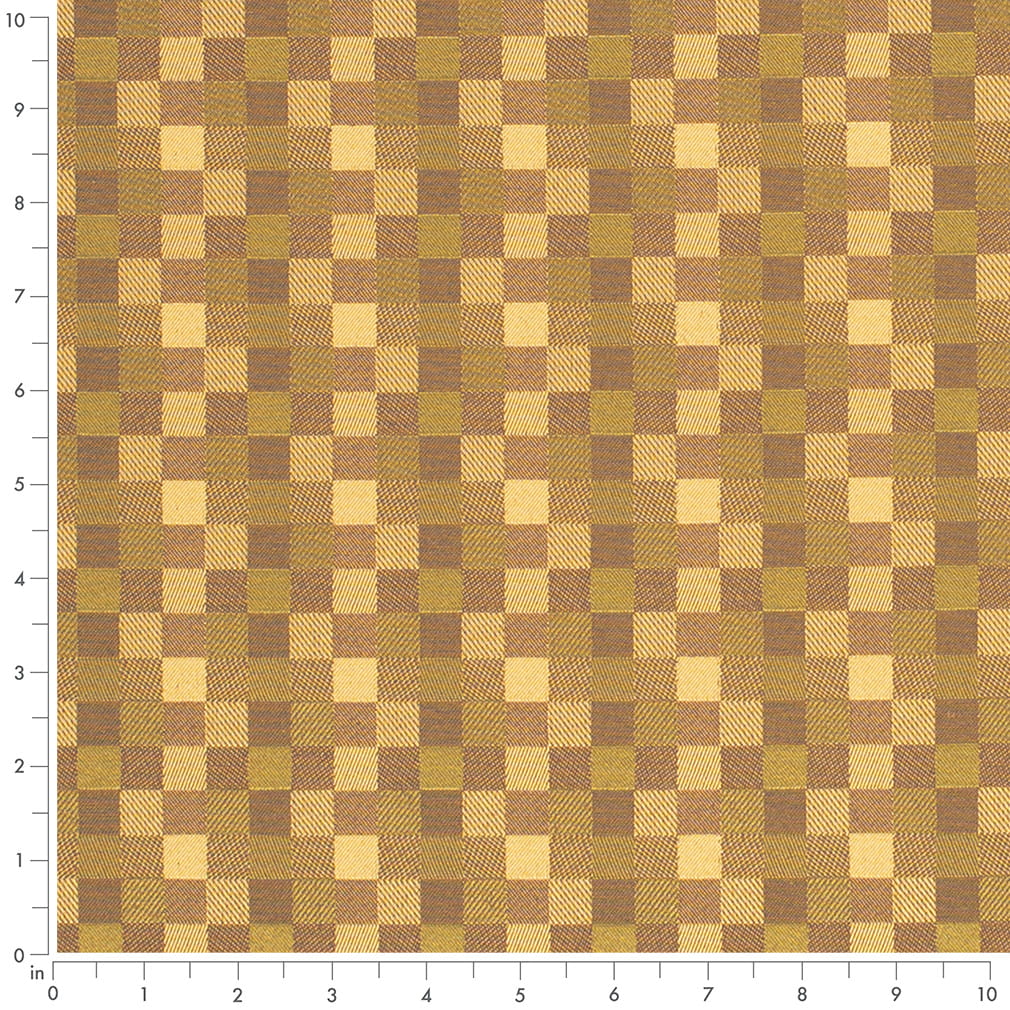 Olive - Green Check Houndstooth,small Scale Upholstery Fabric 54 Inches"