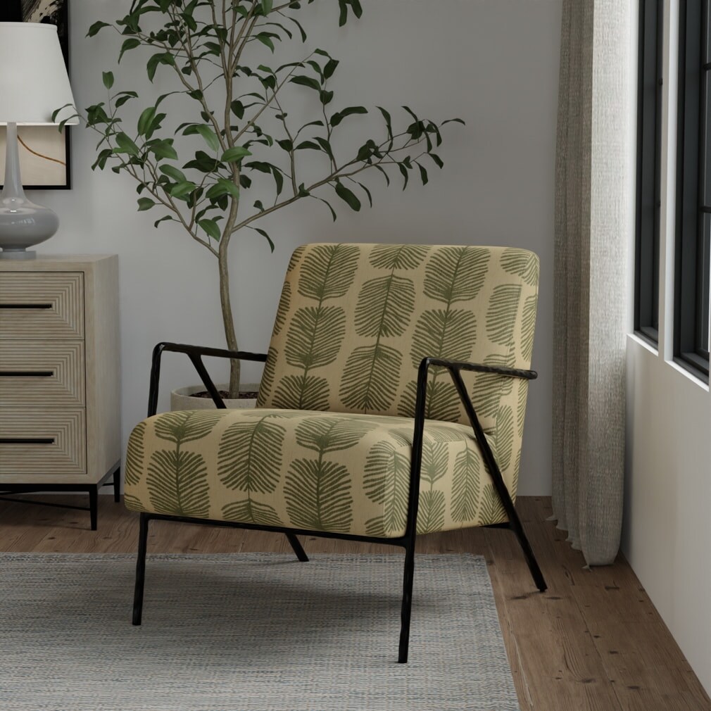 Upholstery Fabric - Green Abstract & Geometric,Leaves,Tropical & Botanical Upholstery Fabric 54 Inches"