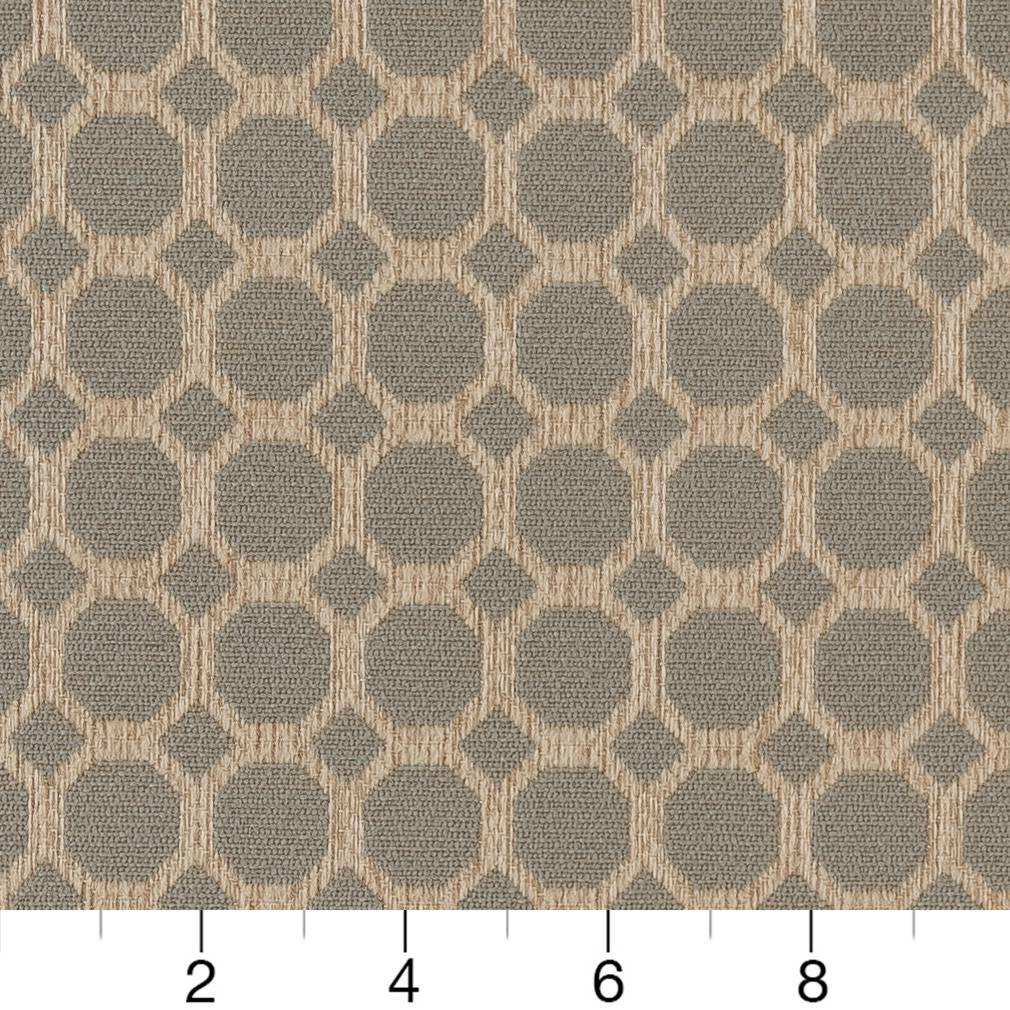 Mist Honeycomb - Aqua & Teal Abstract & Geometric Upholstery Fabric 54 Inches"