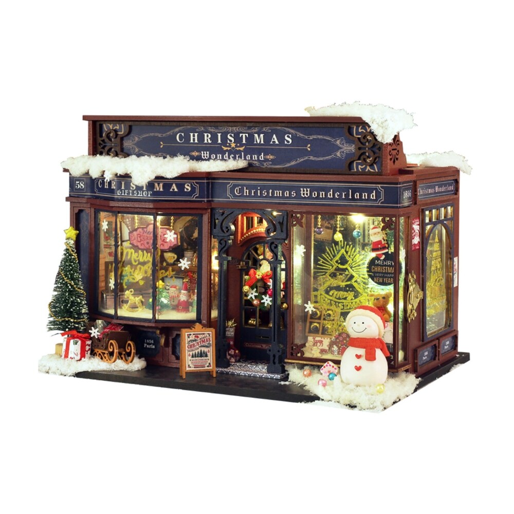 DIY Miniature House Kit - Christmas Wonderland