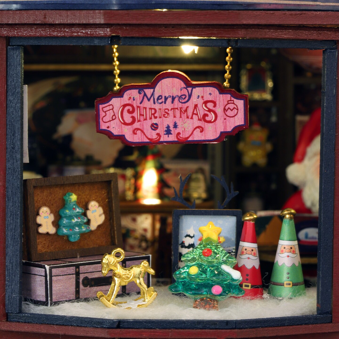 DIY Miniature House Kit - Christmas Wonderland
