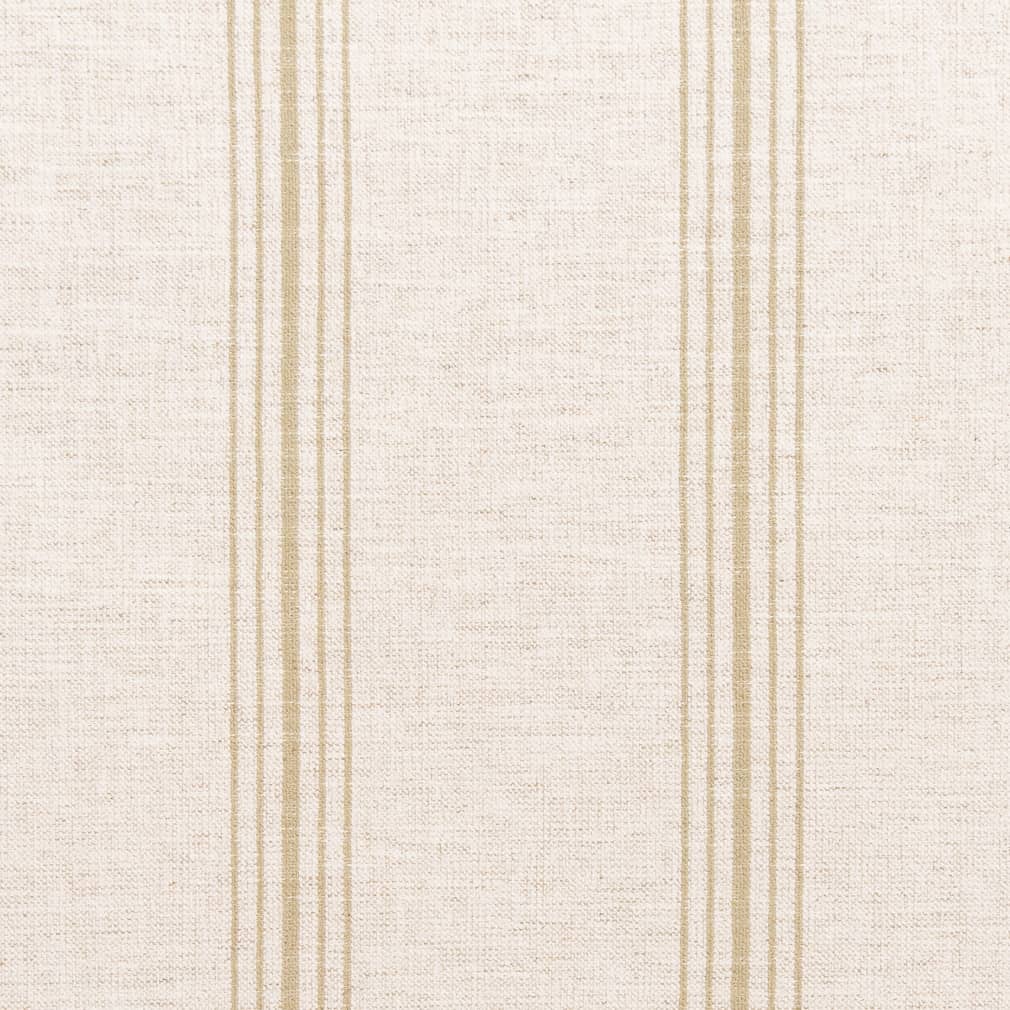 Hampton Sand - Beige & Taupe Stripe Upholstery Fabric 54 Inches"