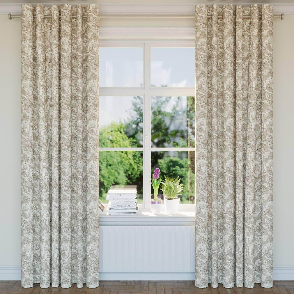 Marble Paisley - Brown Floral,Paisley Upholstery Fabric 54 Inches"