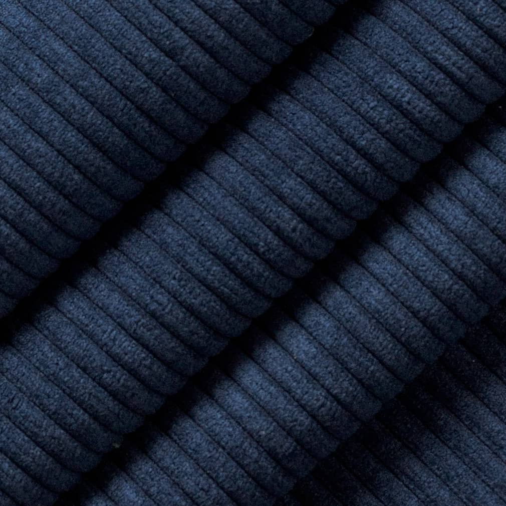Indigo - Blue Plain & Solid,Small Scale,Stripe Upholstery Fabric 54 Inches"