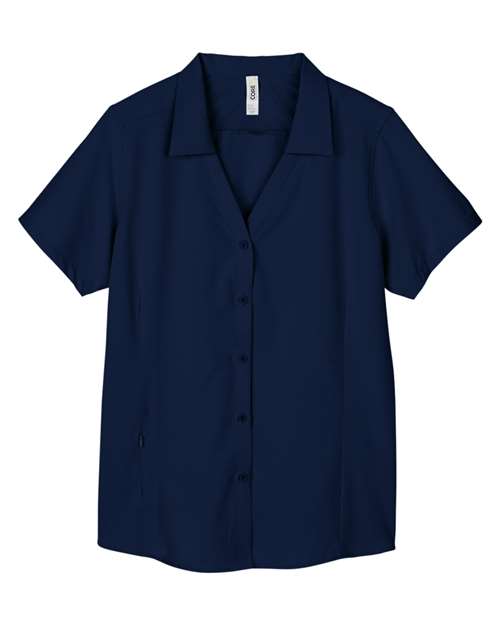 CORE365&#xAE; Women&#x2019;s Breathable Marina Shirt Sun Protection Short Sleeve