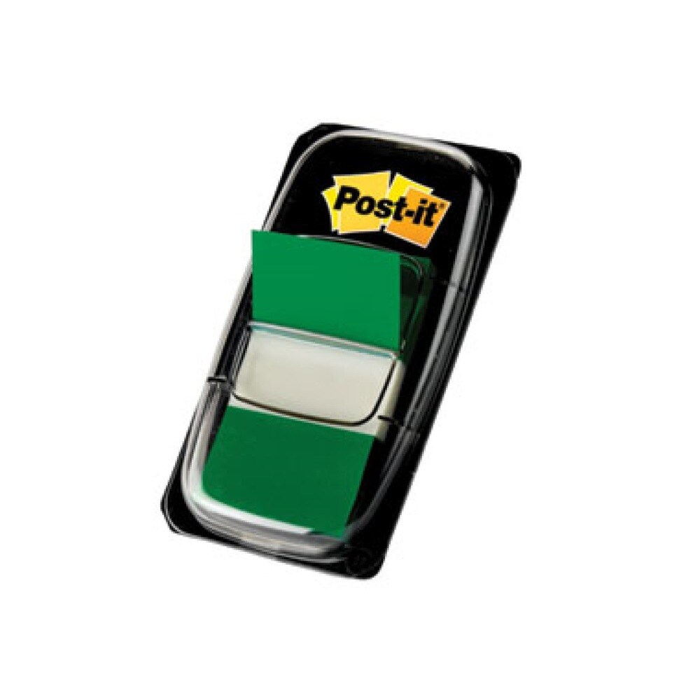 Post-it Flags Marking Page Flags in Dispensers - Green (600/Box)