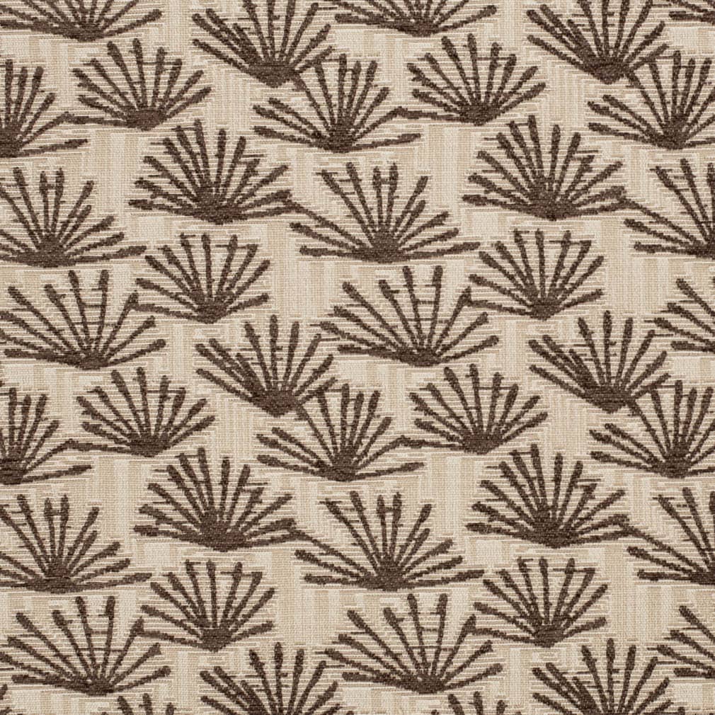 Umber - Brown Abstract Geometric Upholstery Fabric 54 Inches"