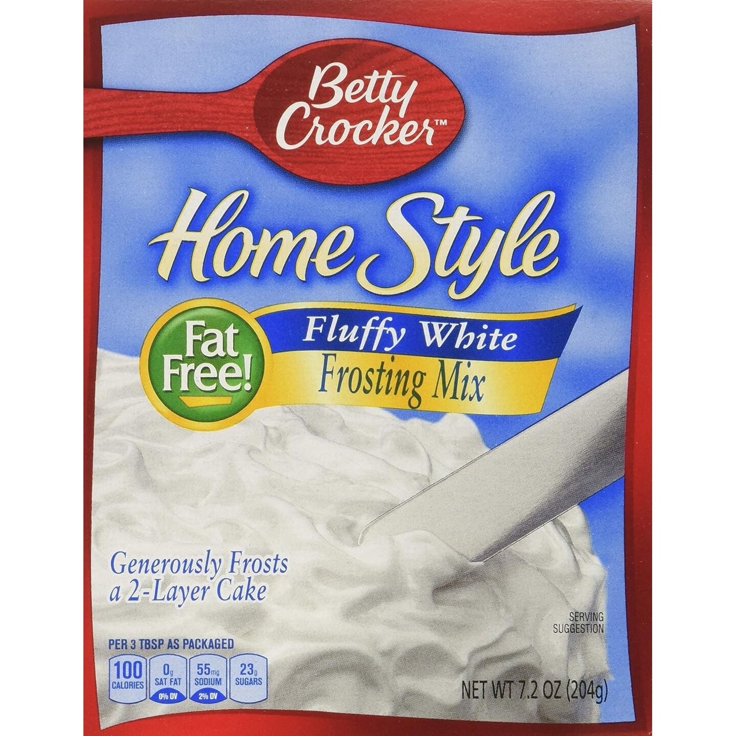 Betty Crocker Homestyle Fluffy White Frosting Mix, 7.2 Ounce 12 per case