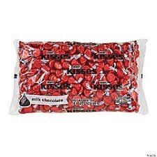 Kisses Red Foils 66.7Oz