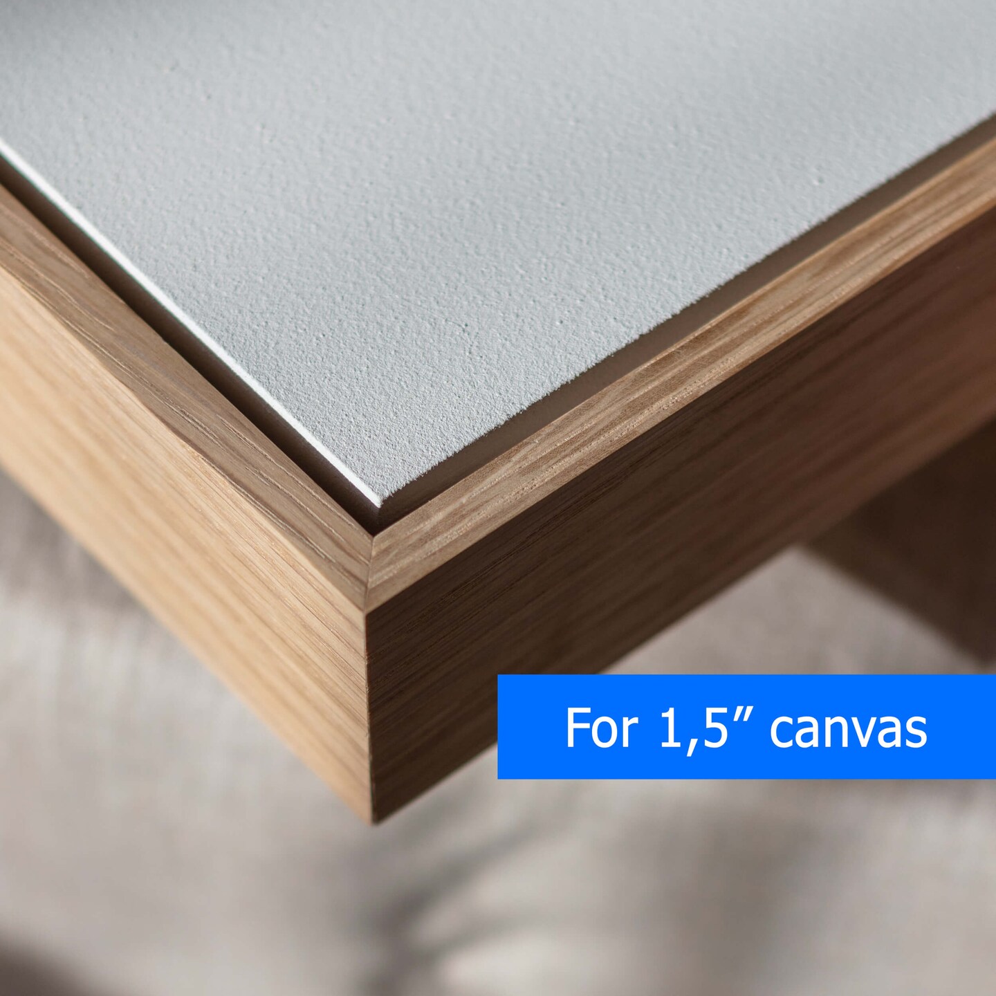 Slim Floating frame for 1.5" deep canvas Minimalist canvas frame