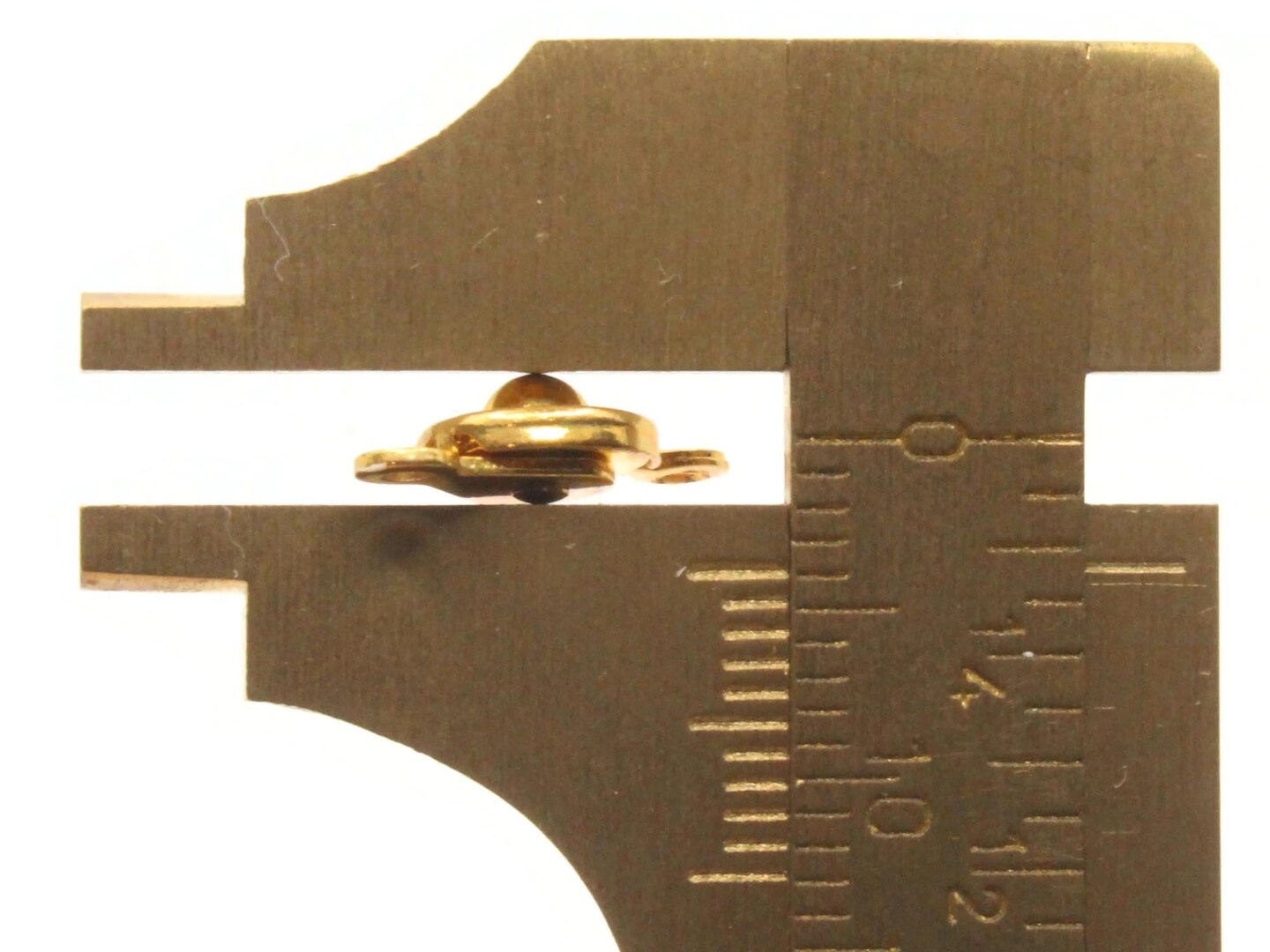 4 7mm Snap Clasps Golden Metal Clasps