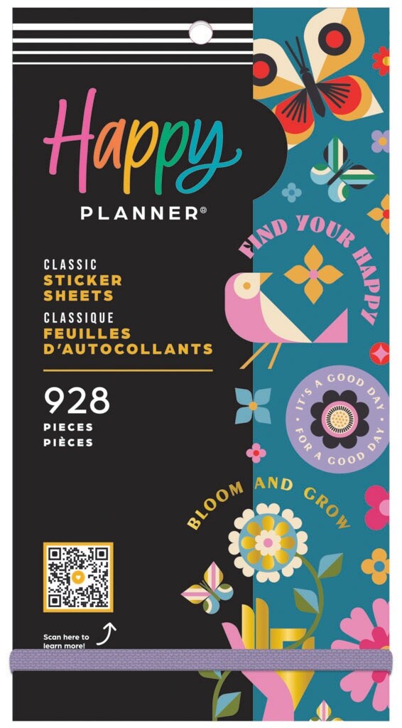 Happy Planner Classic Sticker Value Pack 30/Sheets-Mod Garden