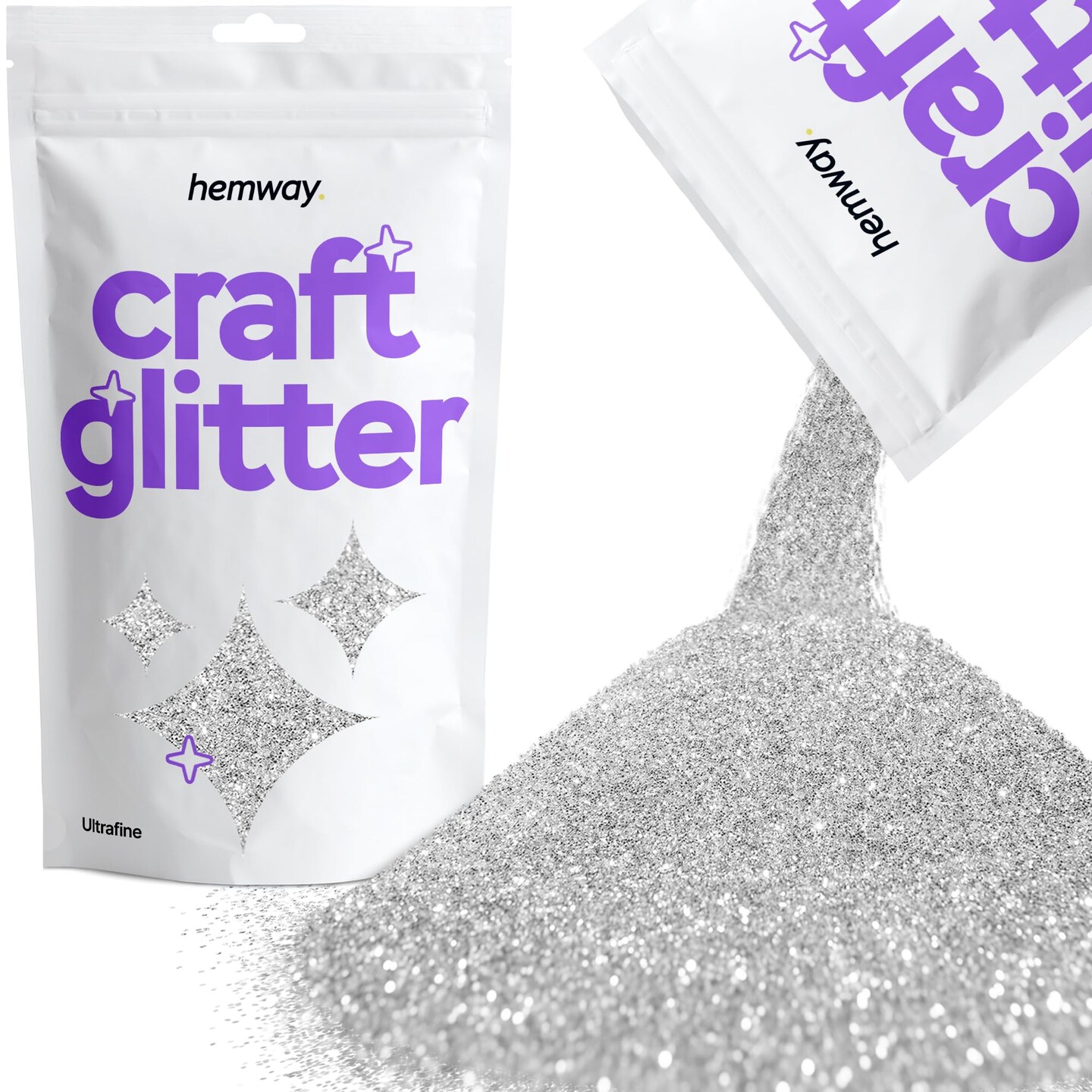Hemway Craft Glitter 100g / 3.5oz Glitter Flakes for Arts Crafts
