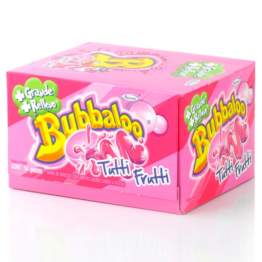 Bubbaloo Chicle Tutti Frutti 290g 50ct