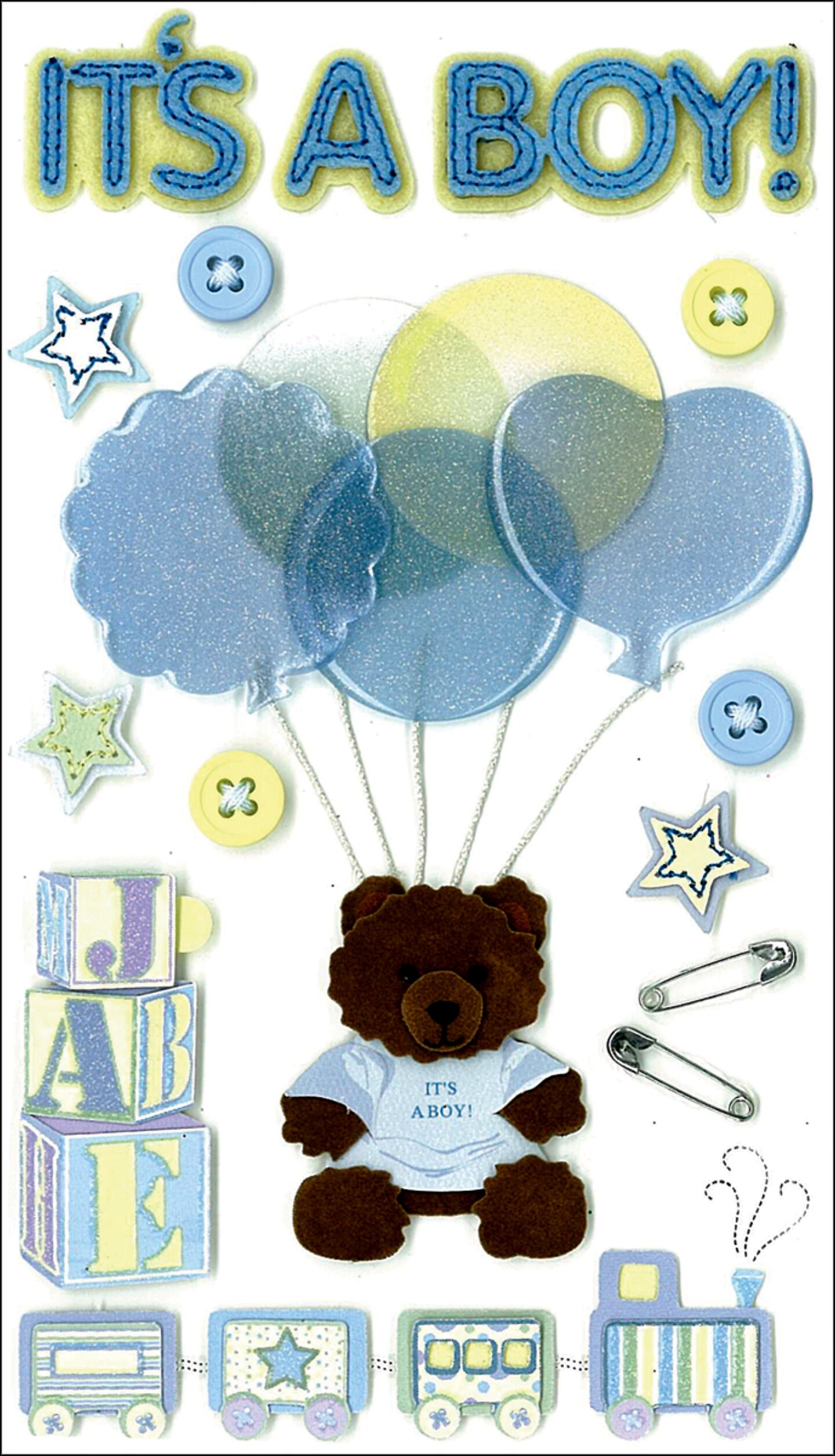 Jolee&#x27;s Boutique It&#x27;s A Boy Dimensional Stickers