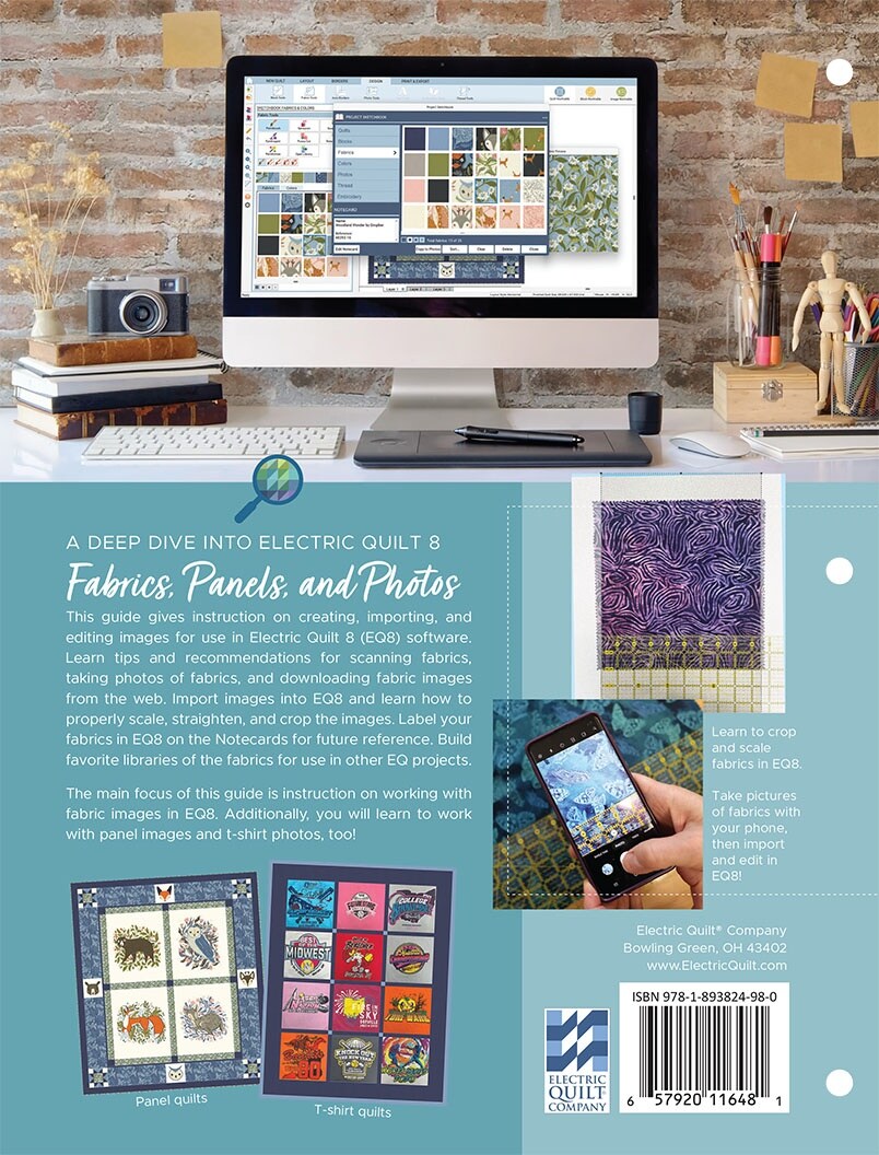 A Deep Dive Into Electric Quilt 8: Fabrics, Panels & Photos-Softcover