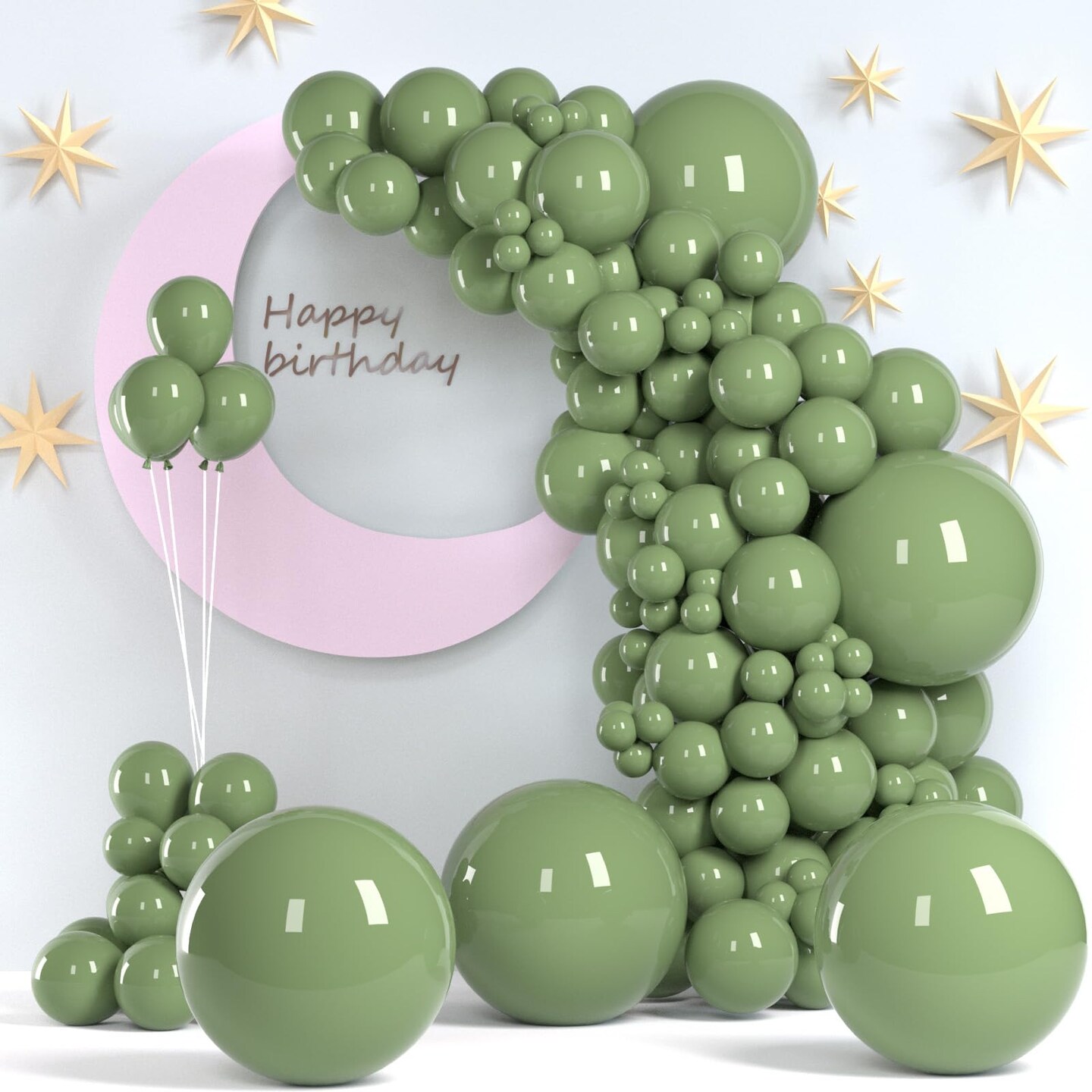 Sage Green Balloons 140pc Forest Green Balloons 18 12 10 5 Inch