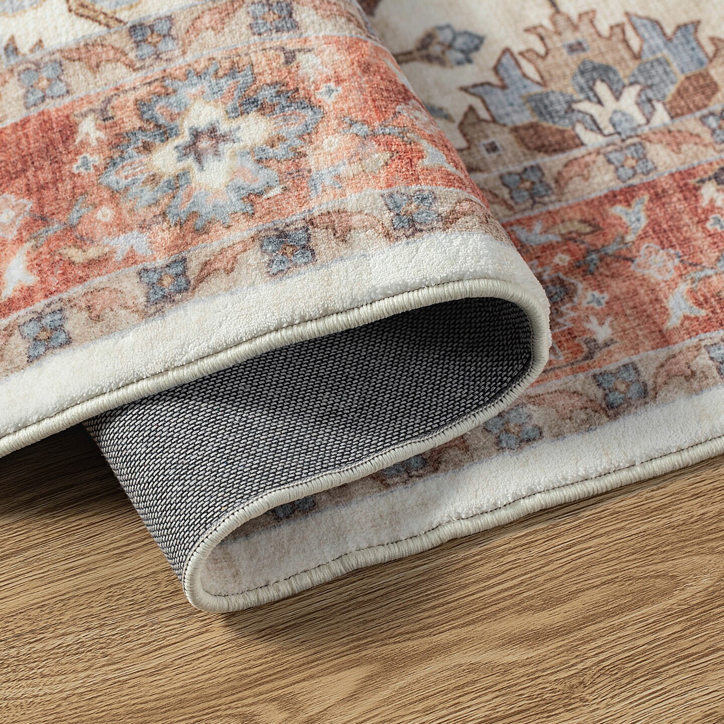 8&#x27; x 10&#x2019; Classic Persian Floral Oriental Red/ Ivory Area Rug