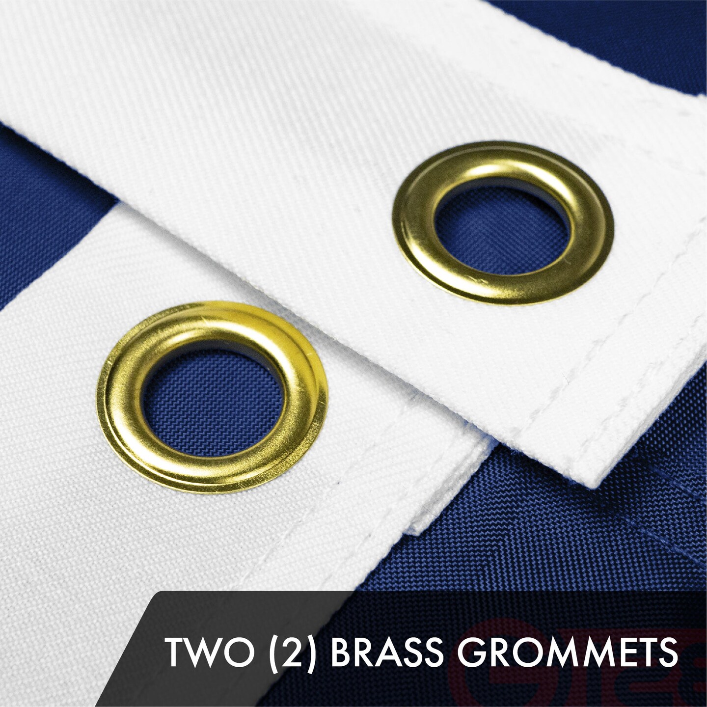 G128 Combo Pack: American USA Flag 2.5x4 Ft &#x26; Indiana IN State Flag 2.5x4 Ft | Both ToughWeave Series Embroidered Polyester, Embroidered Design, Indoor/Outdoor, Brass Grommets