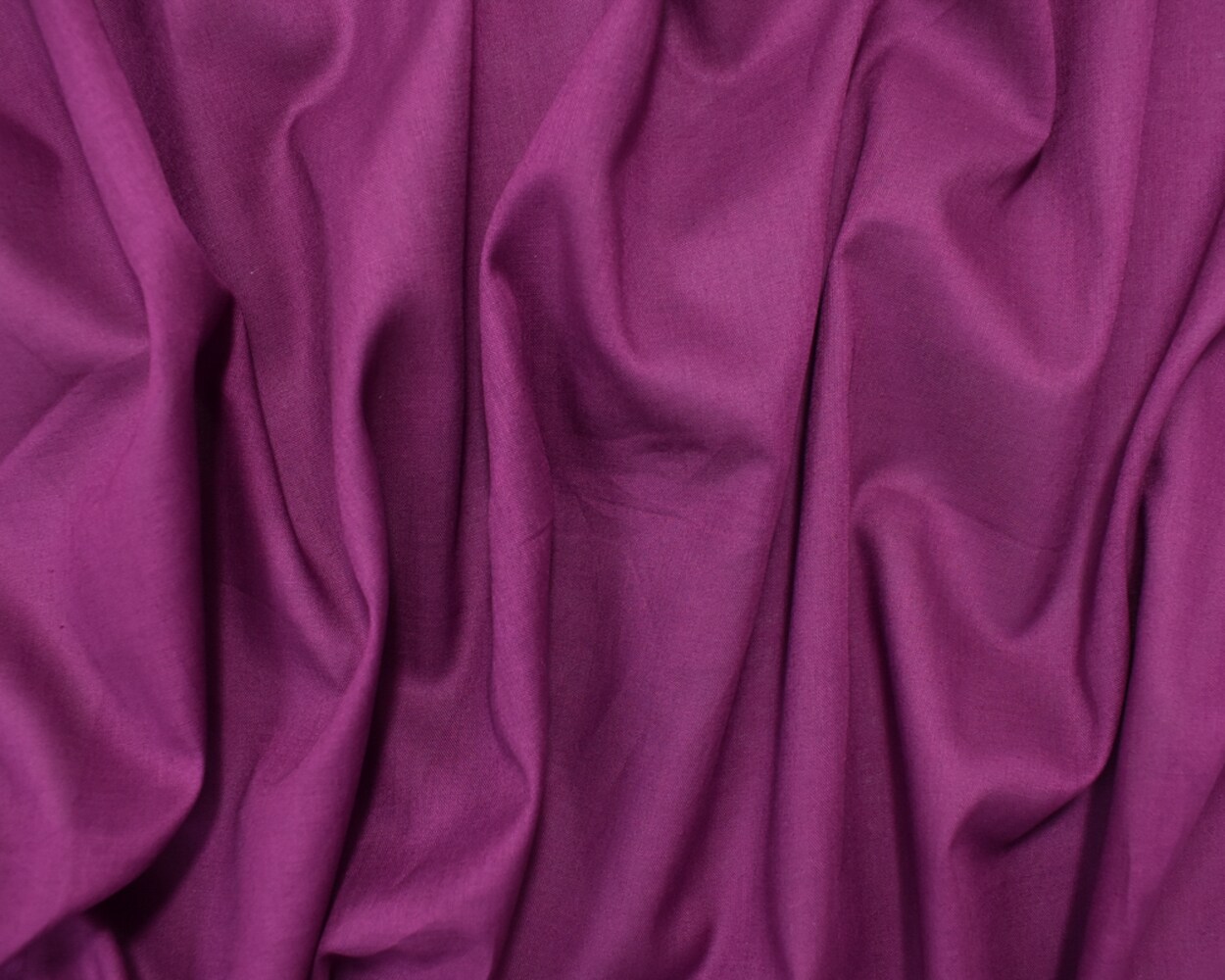 Purple Cotton Solid Voile Woven Fabric By the Yard