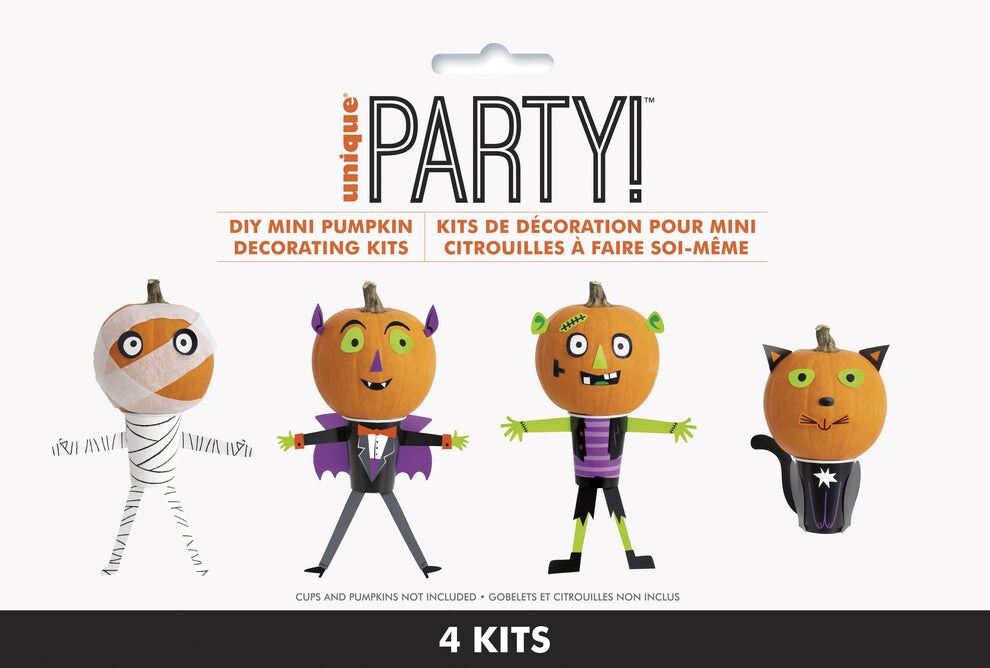 DIY Mini Pumpkin Decorating Kit 50pc- Enough for 4 Pumpkins