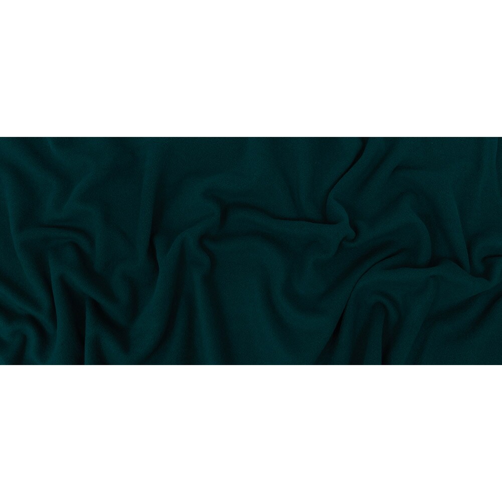 1 Yard Wool and Cashmere Coating Made in Italy - Ocean Blue - Alberini Collection 60&#x2019;&#x2019; Width