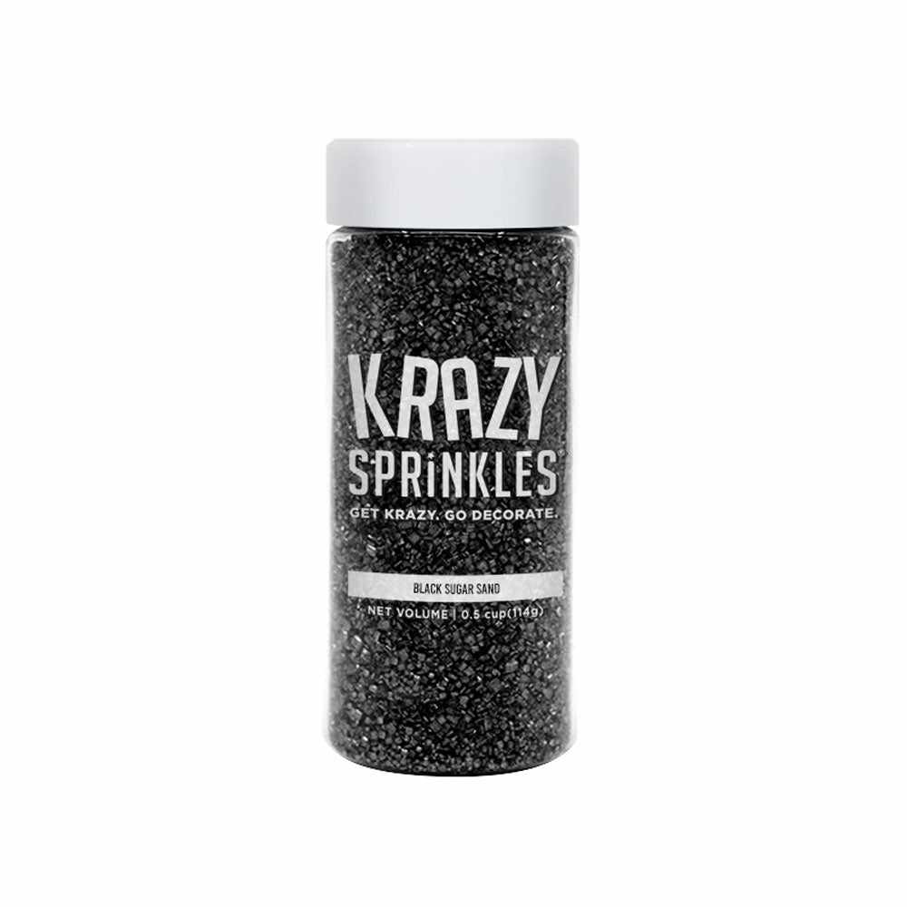 Black Sugar Sand Sprinkles