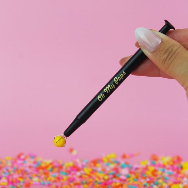 “Oh My Pops” Sprinkle Pen Precise Sprinkle Placement Tool Matte Black