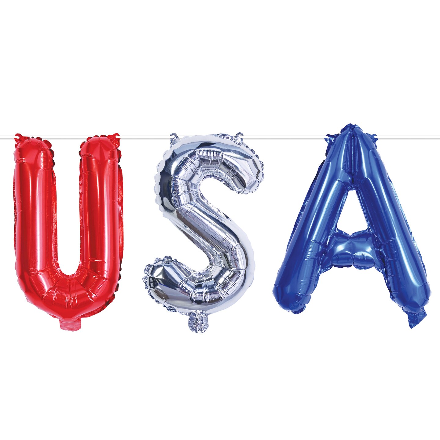 Beistle - 13" x 3' - Multicolor - Festive Balloon Streamer Decoration - 12 Pieces