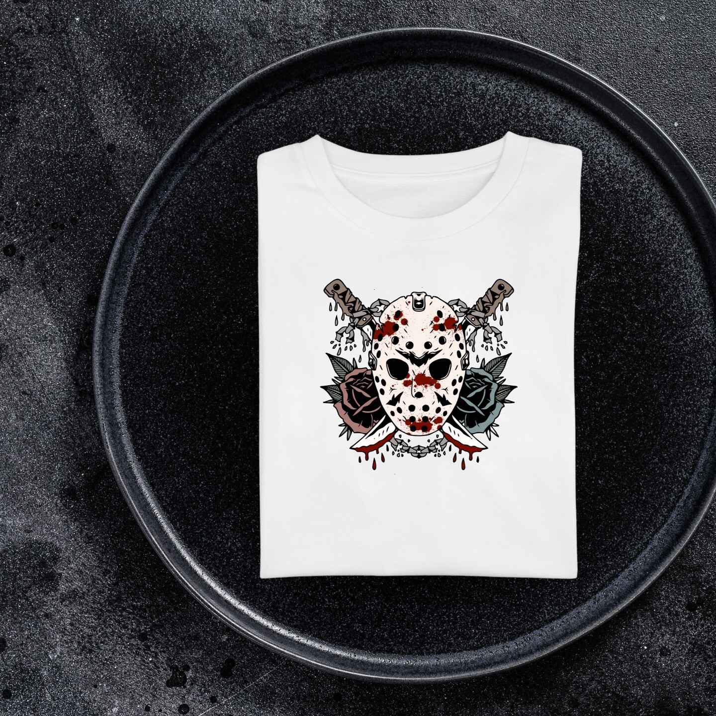 Friday the 13th Horror Shirt | Jason Voorhees Bleached T-Shirt | Horror Movie Tee | Slasher Fan Shirt | Spooky Graphic Tee - image8