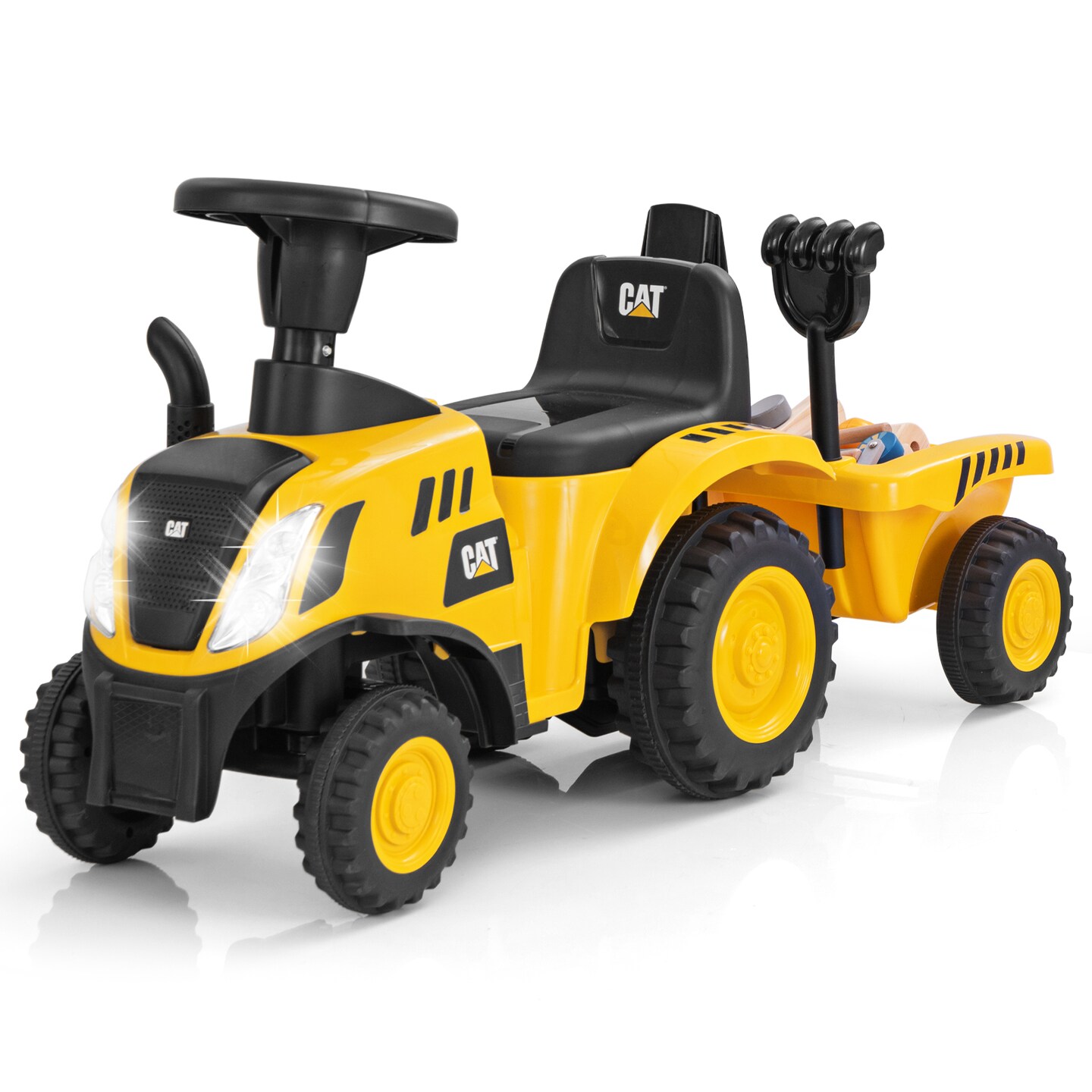 Kids Ride On Tractor with Storage Bracket