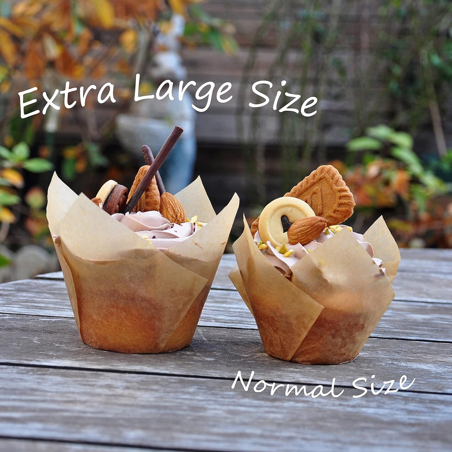 Extra Large Jumbo Muffin Greaseproof paper Baking cupcake cups