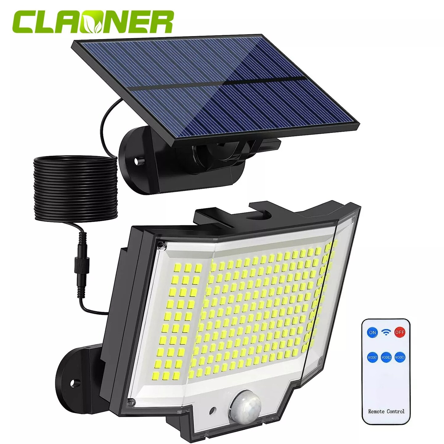 7000W Solar Power Light Outdoor Garden Yard PIR Motion Sensor Security Wall Lamp