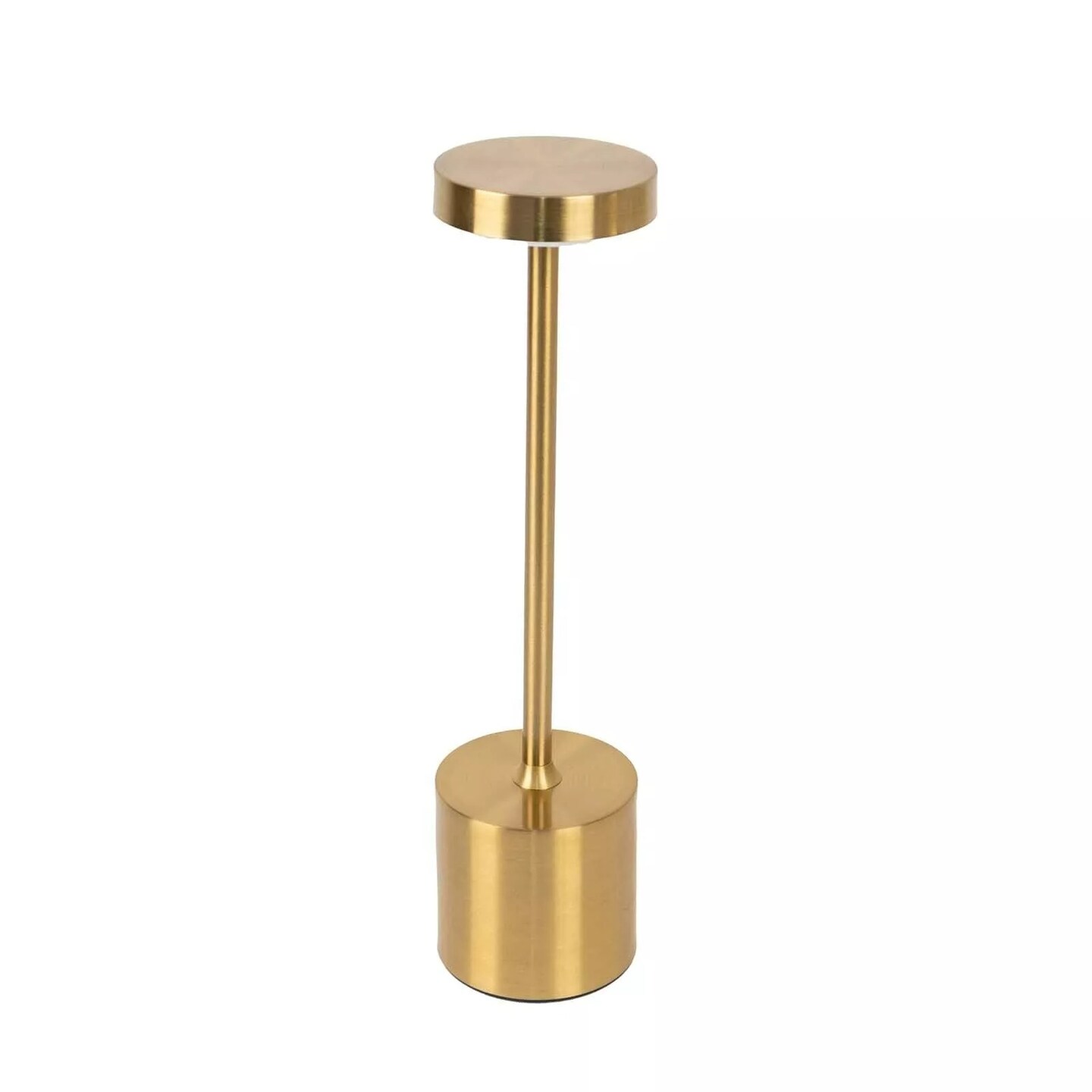 Gold Metal Rechargeable Cordless Table Lamp with Touch Control Decorations