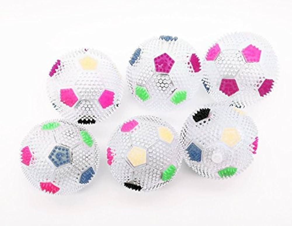Flashing Soccer Ball 12 Ct