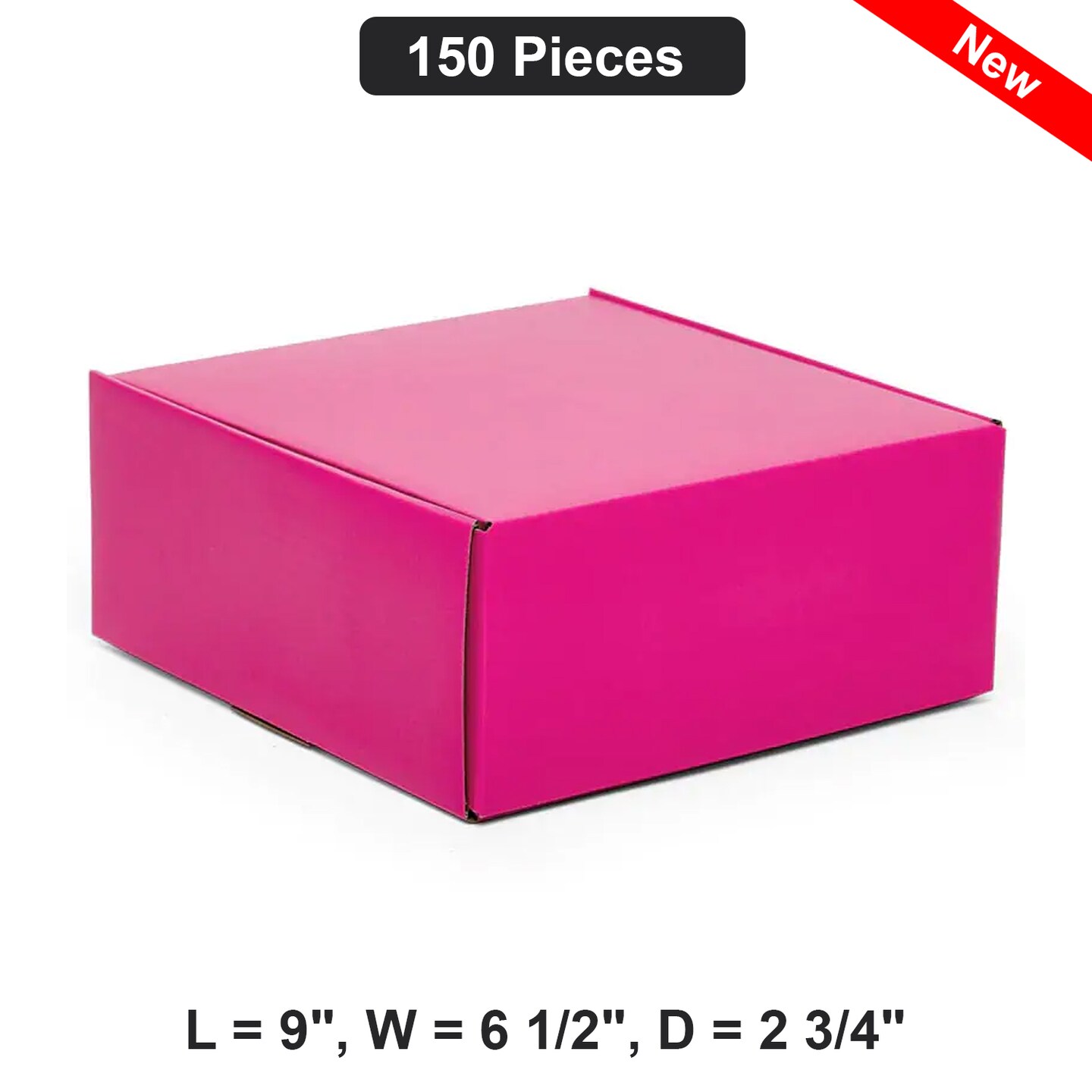 Compact Mailing Boxes Perfect for Efficient Shipping and Safe Storage 9&#x27;&#x27; x 6.5&#x27;&#x27; x 2.75&#x27;&#x27;