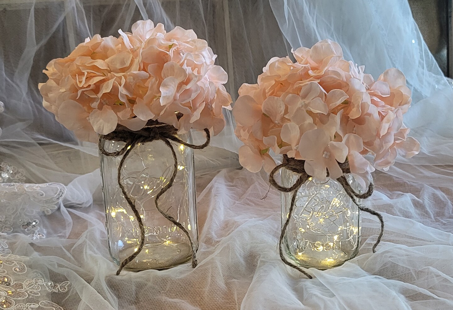 Wedding centerpieces with mason jars discount