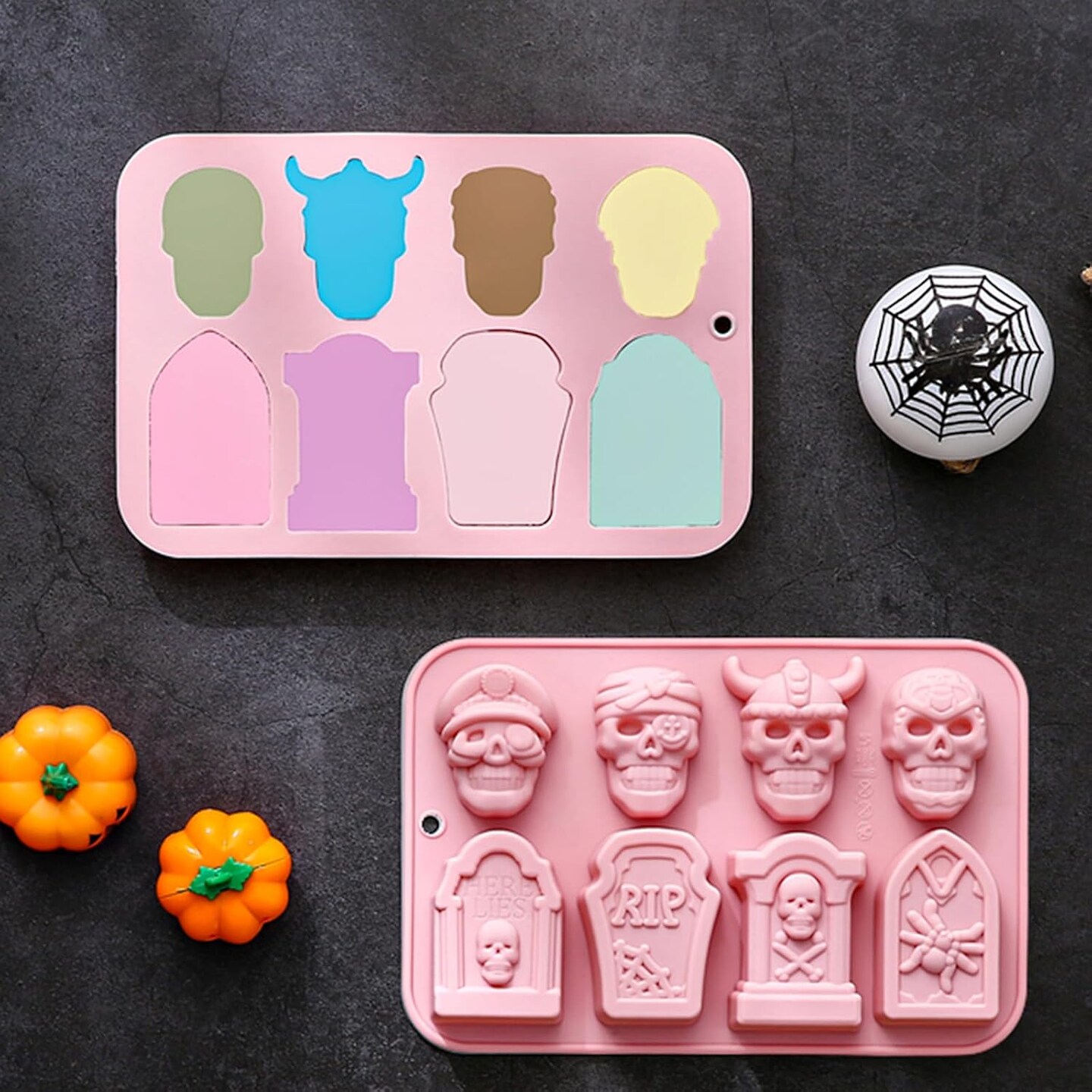 Halloween Chocolate Mold Silicone Skull