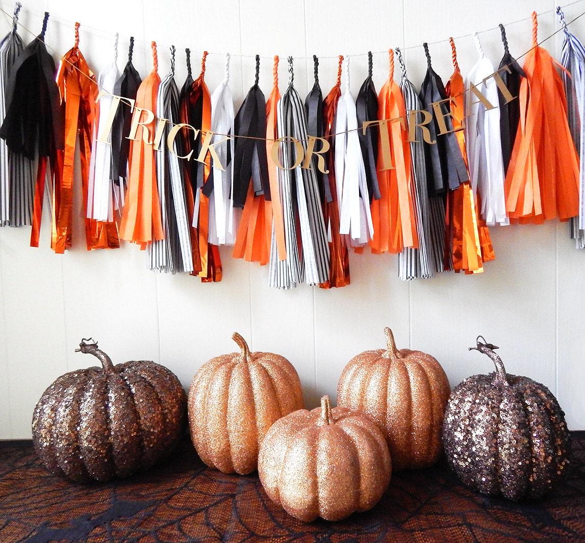 Halloween Tassel Garland - Photo Prop - Halloween