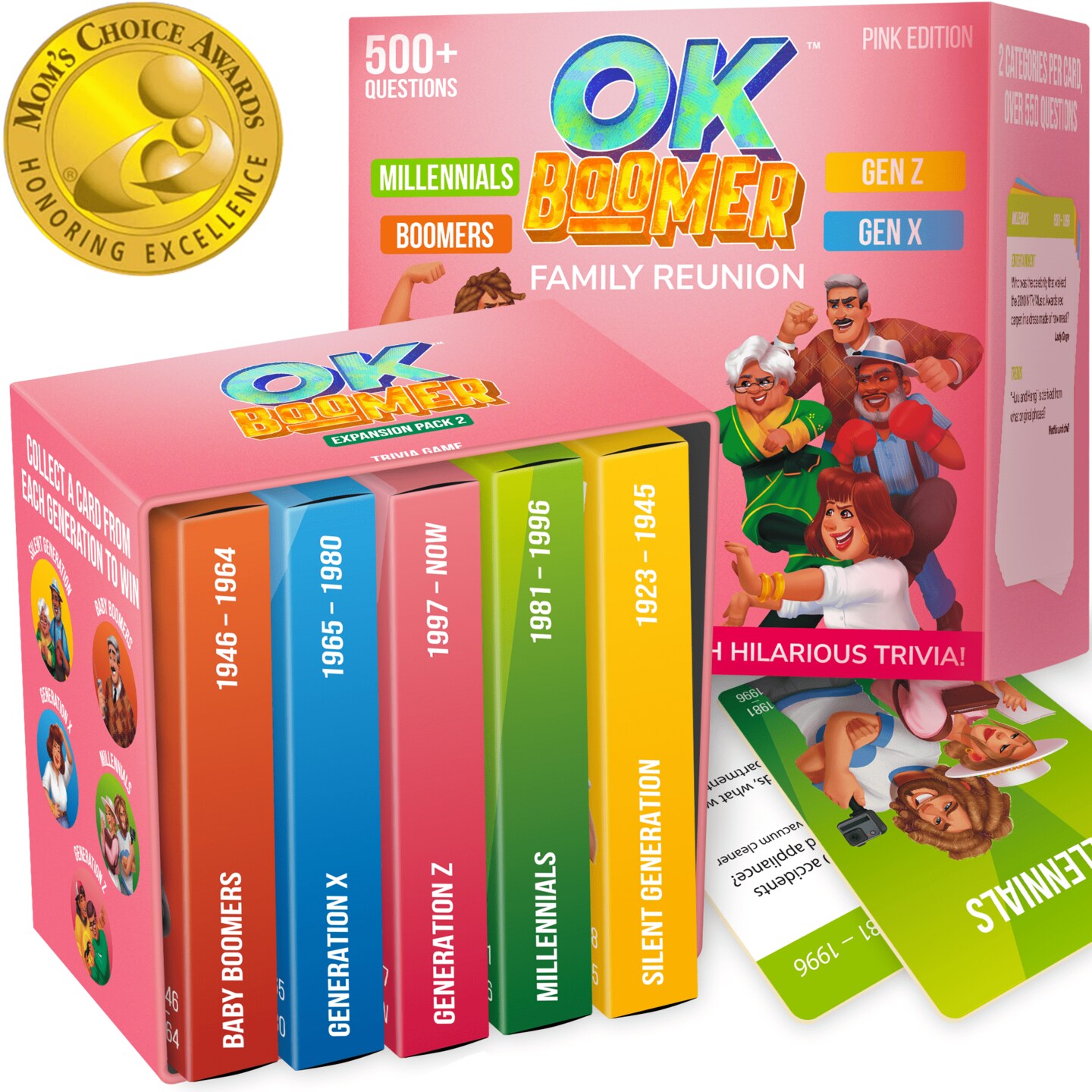 QUOKKA OK Boomer Board Games for Adults | Millennials vs Boomers