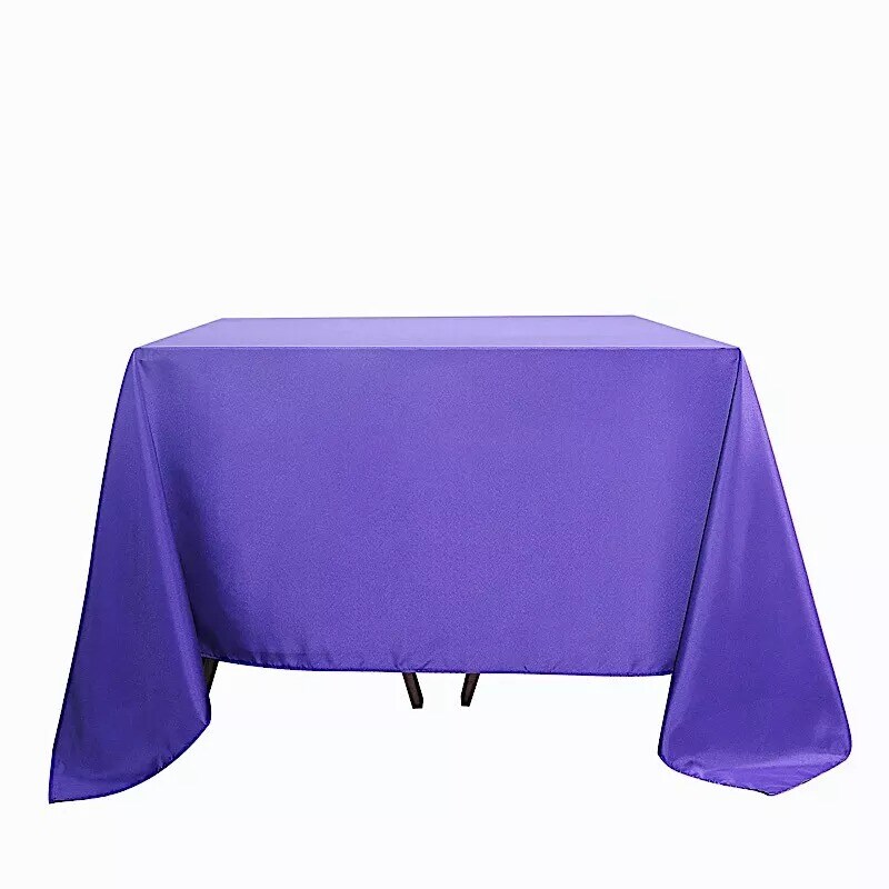 6 pcs 90x90" SQUARE Polyester Tablecloths Wedding Party Supply