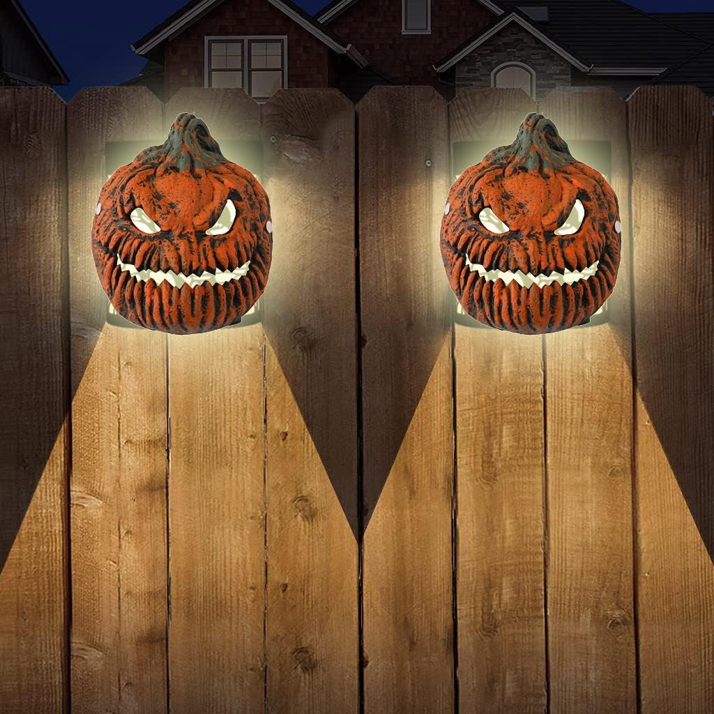Halloween Decorations Outdoor Pumpkin Porch Light Covers,