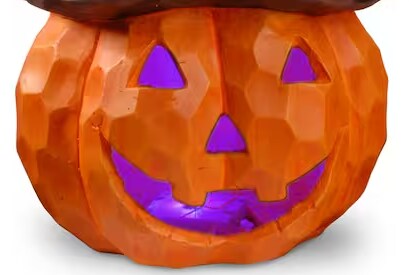 14 inch Lighted Halloween Jack O Lantern