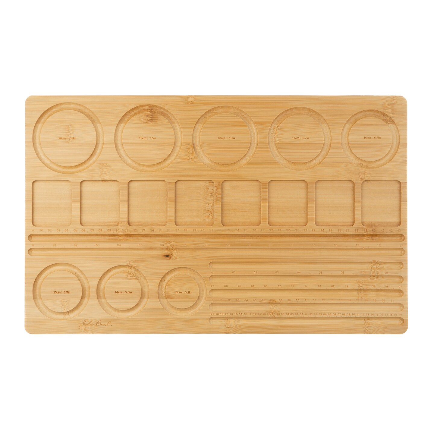 John Bead Jewelry Design Rectangle Wood Bead Board