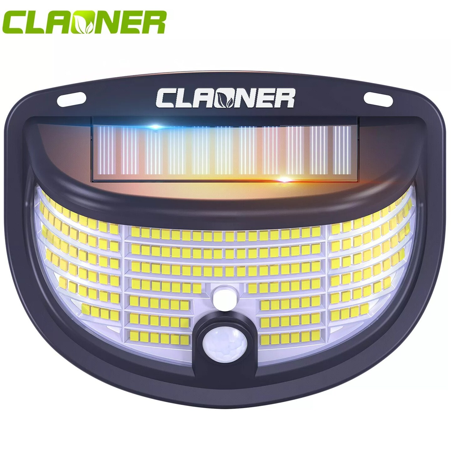 198 LED Solar Power Wall Lights PIR Motion Sensor Outdoor Garden Yard Flood Lamp