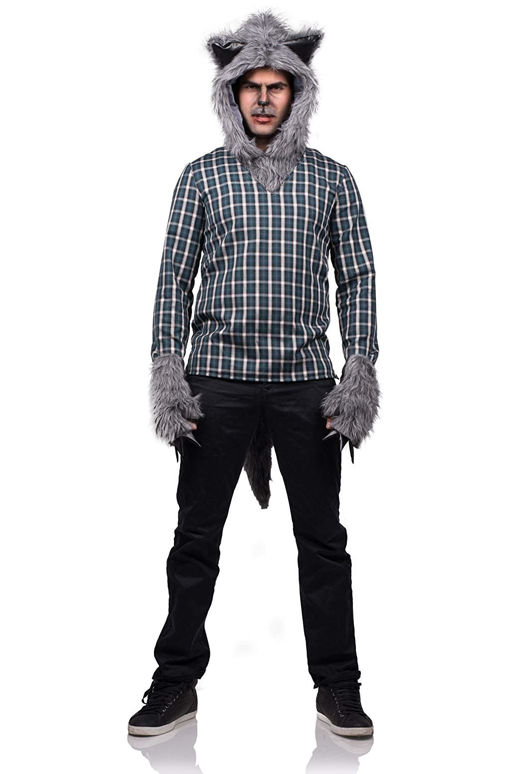 Adult Howl At The Moon Turned Werewolf Costume Accessory Kit